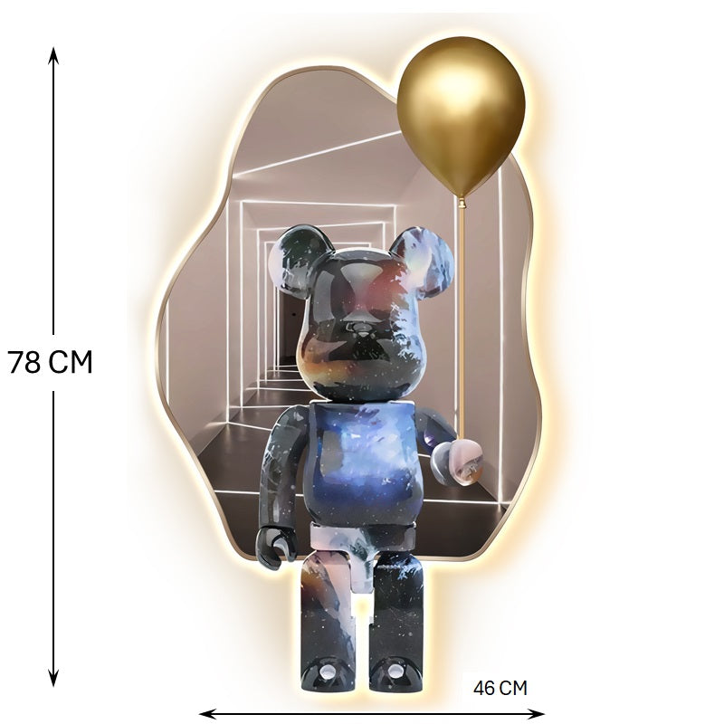 بالون الدب لديكور الحائط مزود بإضاءة LED
