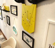 غرفة المعيشة الحديثة اللوحة الزخرفية إطار الصورة مجموعة ساعة مع قرون