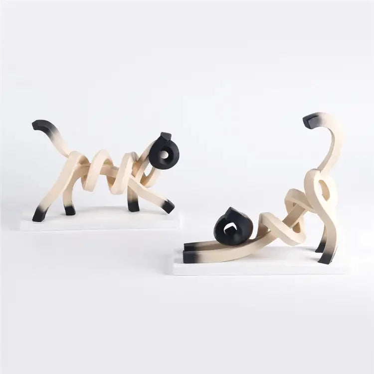 Whimsical Charm - Creative Animal Line Ornament for Playful Home Decor cabinet  Sleek Contemporary Sophisticated Unique Elegant Decorative Trendy stylish Minimalist Artistic Luxury Designer tabletop table decor accessories tableware living room decor coffee table decor