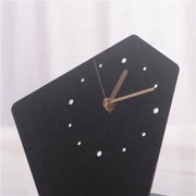 Geometry Shaped Desktop Watch - Modern Clock Decor Home Decor Unique Luxury Minimalist desk tabletop table stylish artistic Contemporary Nordic Timepiece Timekeeping Scandinavian trendy modern compact