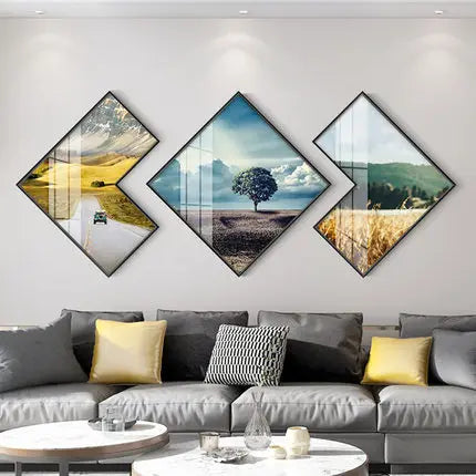 Triple Wall Painting - 50x50cm