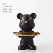 Bear figurine tray