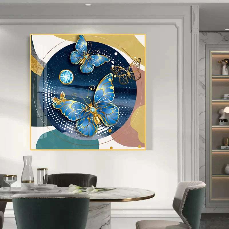 Butterflies Wall Painting - Bliss Vie