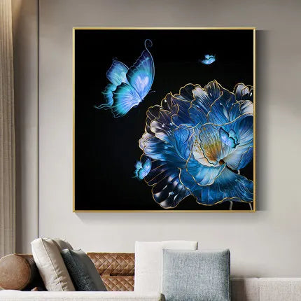 Butterflies Wall Painting - Bliss Vie