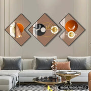Triple Special-Shaped wall Painting