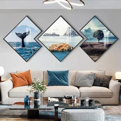 Triple Wall Painting - 50x50cm - Bliss Vie