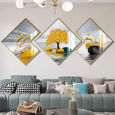 Triple Wall Painting - 50x50cm - Bliss Vie