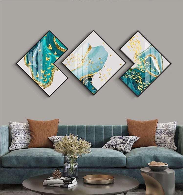 Triple Wall Painting - 50x50cm - Bliss Vie
