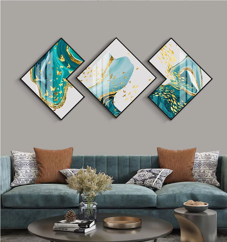 Triple Wall Painting - 50x50cm