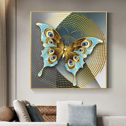Butterflies Wall Painting - Bliss Vie