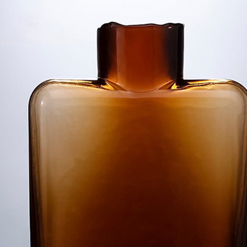 Creative Luxury Amber Glass Vase