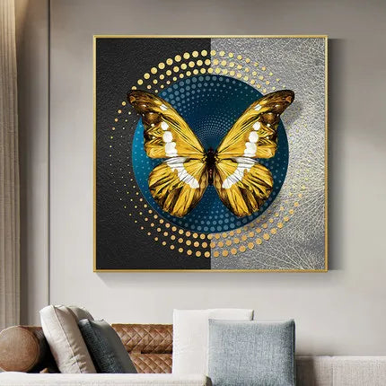 Butterflies Wall Painting - Bliss Vie