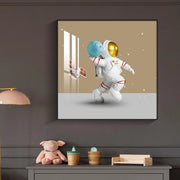 Kids Room Astronaut Wall Painting