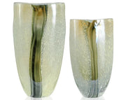 Glazed Glass Vase