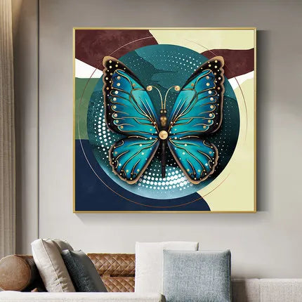 Butterflies Wall Painting - Bliss Vie