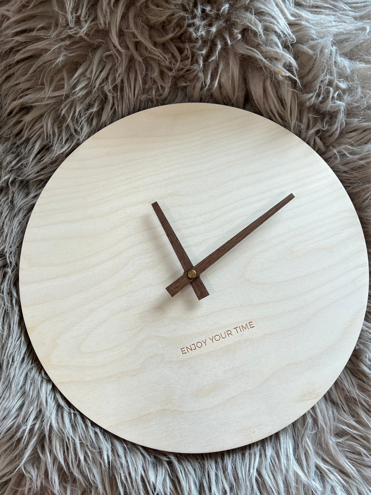 Zenith Solid Wood Simple Wall Clock