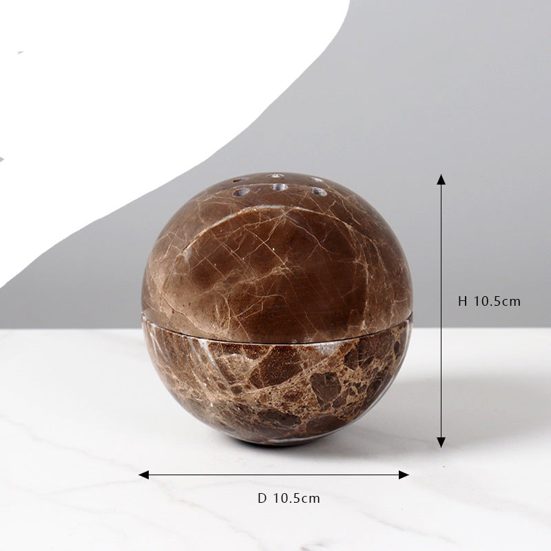 Travertine burner - Bliss Vie