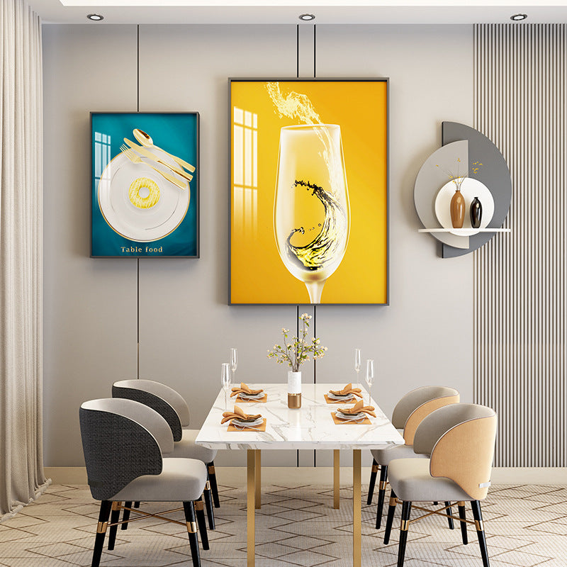 Dinning Study Wall Painting set with unique mural - Bliss Vie