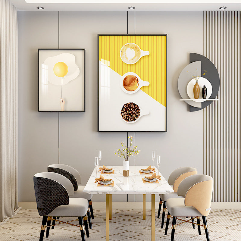Dinning Study Wall Painting set with unique mural - Bliss Vie
