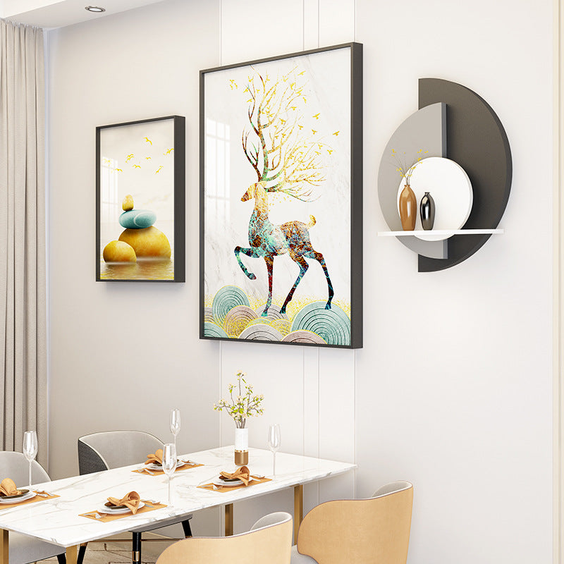 Dinning Study Wall Painting set with unique mural - Bliss Vie