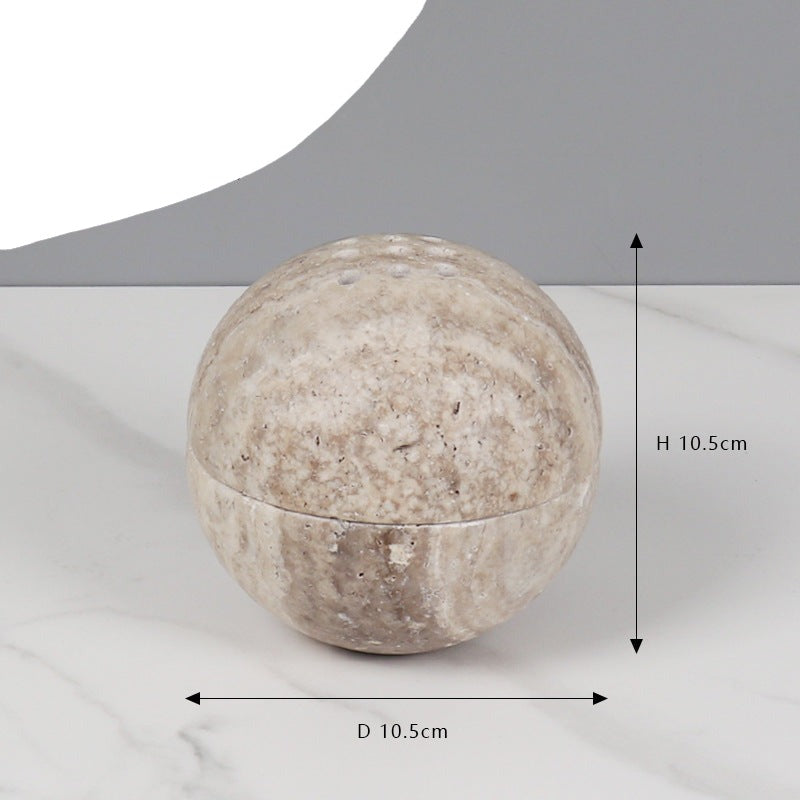 Travertine burner - Bliss Vie