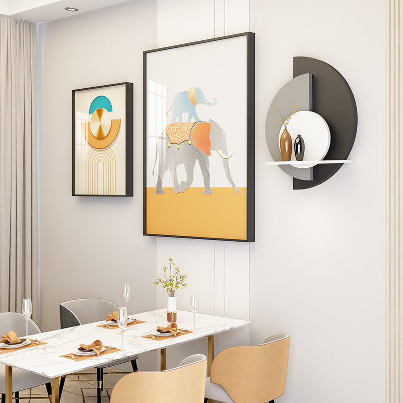 Dinning Study Wall Painting set with unique mural - Bliss Vie