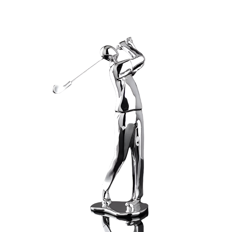 Man Figure Golf (Silver)