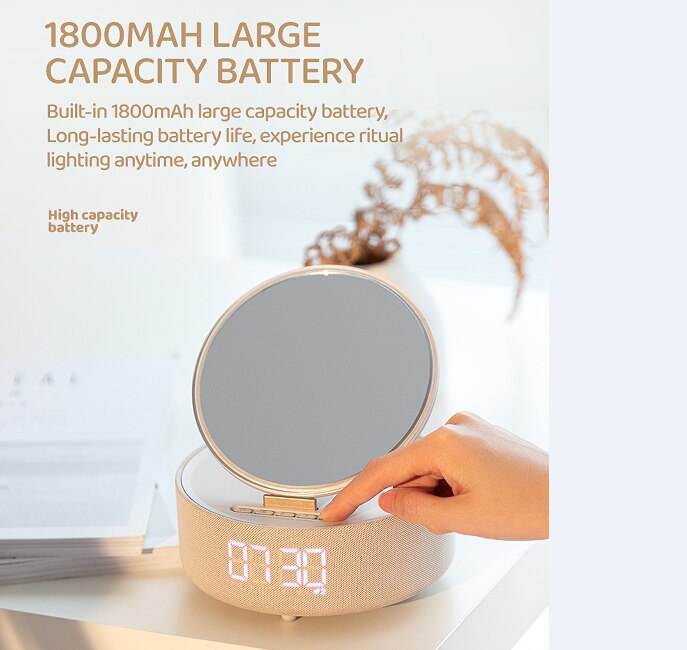 Versatile Timepiece: Multi-functional Alarm Clock - Home Decor Unique Luxury Minimalist desk tabletop table stylish artistic Contemporary Nordic Timepiece Timekeeping Scandinavian trendy modern compact