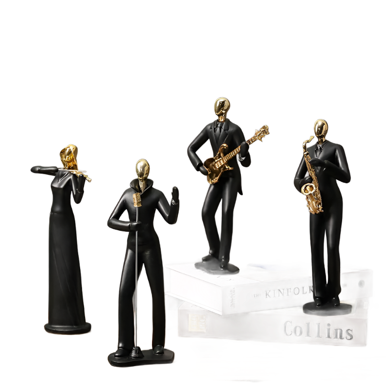 Creative Band Abstract Figure Statue
