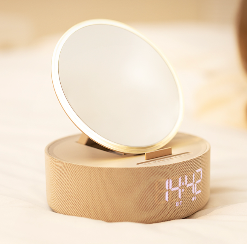 Versatile Timepiece: Multi-functional Alarm Clock - Home Decor Unique Luxury Minimalist desk tabletop table stylish artistic Contemporary Nordic Timepiece Timekeeping Scandinavian trendy modern compact