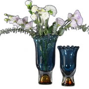 Blue Orchid Vase