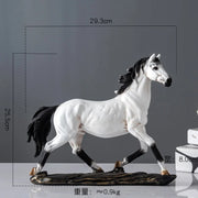 Creative Horse Statue - Artistic Equine Home Decor cabinet  Sleek Contemporary Sophisticated Unique Elegant Decorative Trendy stylish Minimalist Artistic Luxury Designer tabletop table decor accessories tableware living room decor coffee table decor