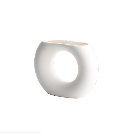 Nordic Ceramic Vase - Donut