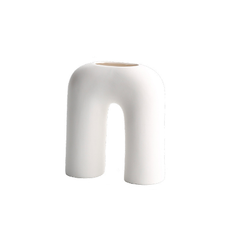 Nordic Ceramic Vase - Leg Shape - Contemporary Home Decor cabinet  Sleek Contemporary Sophisticated Unique Elegant Decorative Trendy stylish Minimalist Artistic Luxury Designer tabletop table decor accessories tableware living room decor coffee table decor