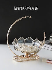 Gold Crystal Glass Table Decor