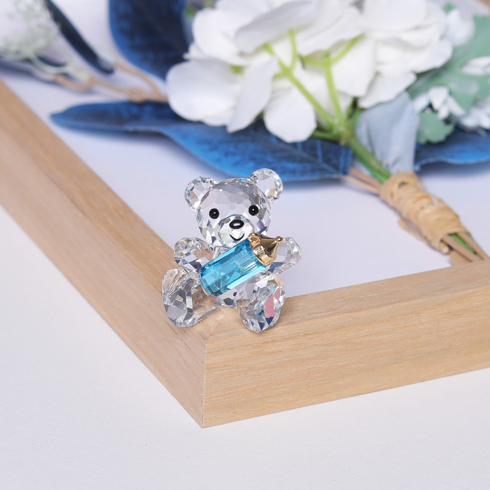 Timeless Charm: Teddy Bear Ornament - Home Decor cabinet  Sleek Contemporary Sophisticated Unique Elegant Decorative Trendy stylish Minimalist Artistic Luxury Designer tabletop table decor accessories tableware living room decor coffee table decor