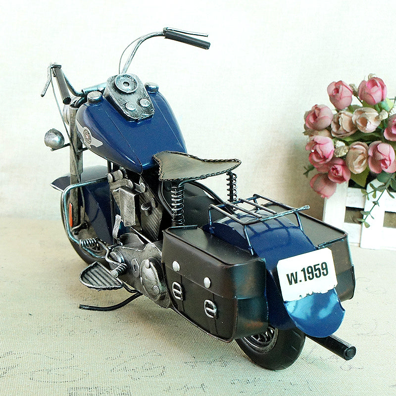 Motorbike Alloy | Sleek Collectible Decor Home Decor Classic relicas retro vehicle models Unique antique Decorative car motorbike miniatures Designer tabletop table decor accessories tableware