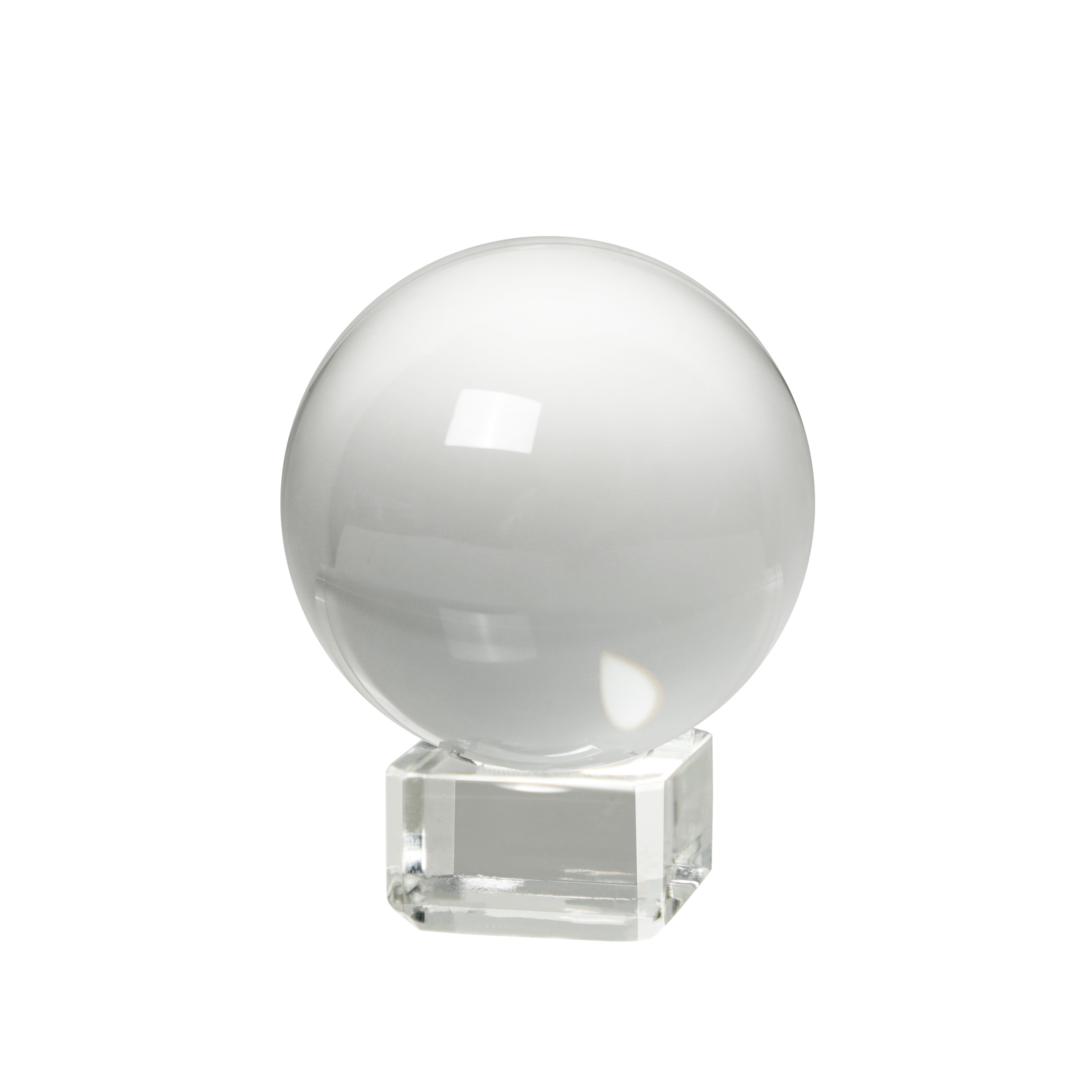 Noble Crystal Ball Set - Luxurious Tableware Home Decor Crystal Sleek Contemporary Sophisticated Unique Elegant Decorative Trendy stylish Chic Minimalist Artistic Luxury Designer tabletop table decor