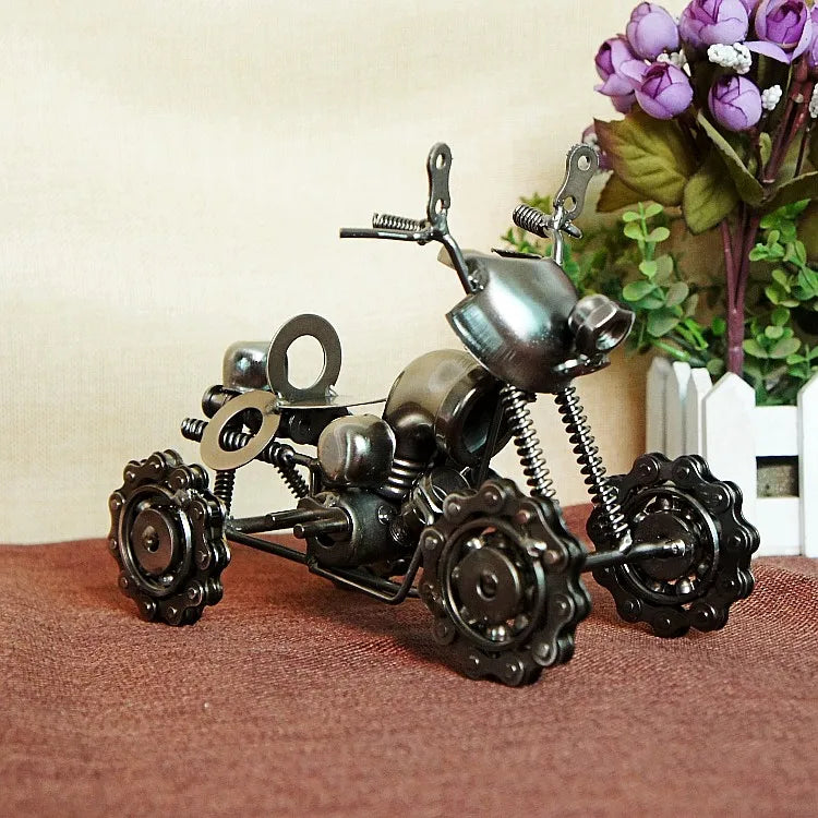 Coastal Thrill Beach Motorbike - Collectible Decor Home Decor Classic relicas retro vehicle models Unique antique Decorative car motorbike miniatures Designer tabletop table decor accessories tableware