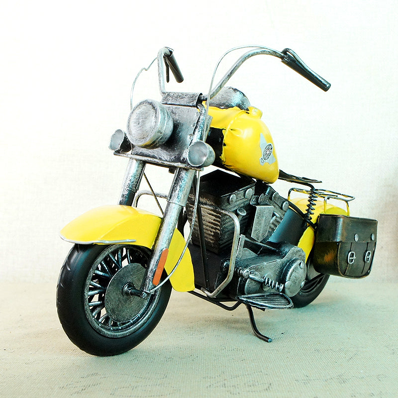 Motorbike Alloy | Sleek Collectible Decor Home Decor Classic relicas retro vehicle models Unique antique Decorative car motorbike miniatures Designer tabletop table decor accessories tableware