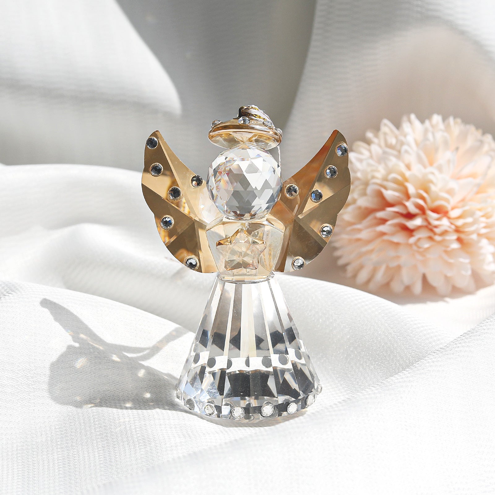 Celestial Festivity: Angel Christmas Tree Pendant - Home Decor cabinet  Sleek Contemporary Sophisticated Unique Elegant Decorative Trendy stylish Minimalist Artistic Luxury Designer tabletop table decor accessories tableware living room decor coffee table decor