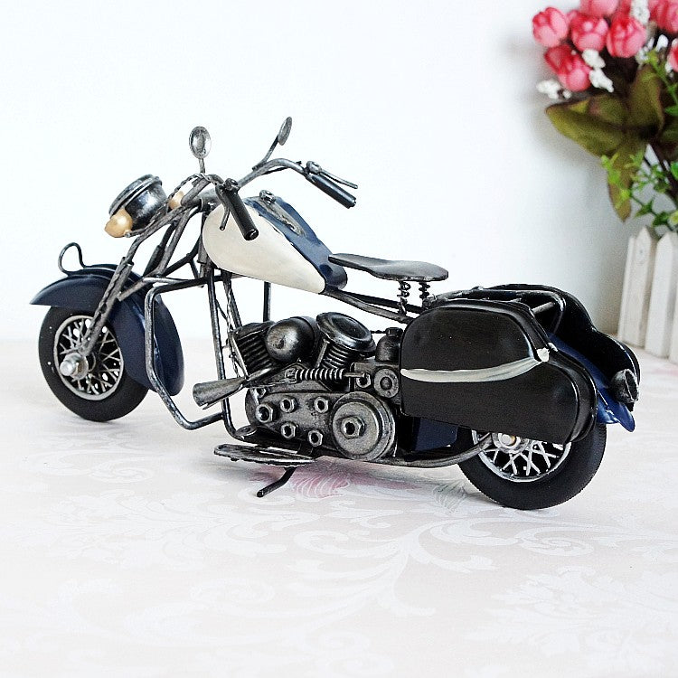 Vintage Motorbike | Antique-Style Collectible Home Decor Classic relicas retro vehicle models Unique antique Decorative car motorbike miniatures Designer tabletop table decor accessories tableware