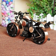 Iconic Harley Motorcycle Model - Vintage Decor Home Decor Classic relicas retro vehicle models Unique antique Decorative car motorbike miniatures Designer tabletop table decor accessories tableware