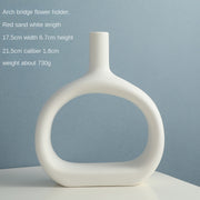 Nordic Ceramic Vase | Minimalist Home Decor cabinet  Sleek Contemporary Sophisticated Unique Elegant Decorative Trendy stylish Minimalist Artistic Luxury Designer tabletop table decor accessories tableware living room decor coffee table decor