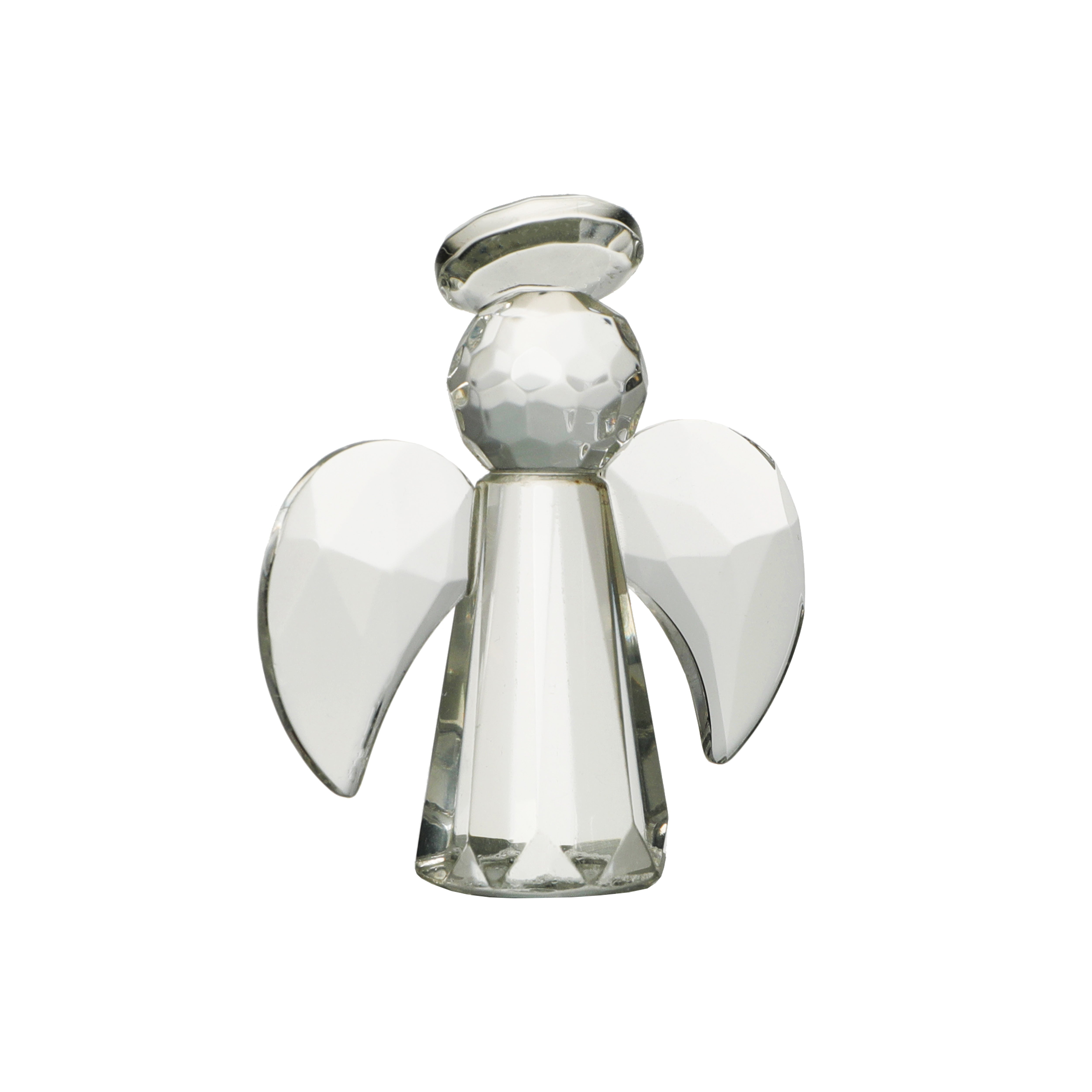 Elegant Crystal Angel Figure for Home Decor | Unique Figurine Crystal Sleek Contemporary Sophisticated Unique Elegant Decorative Trendy stylish Chic Minimalist Artistic Luxury Designer tabletop table decor