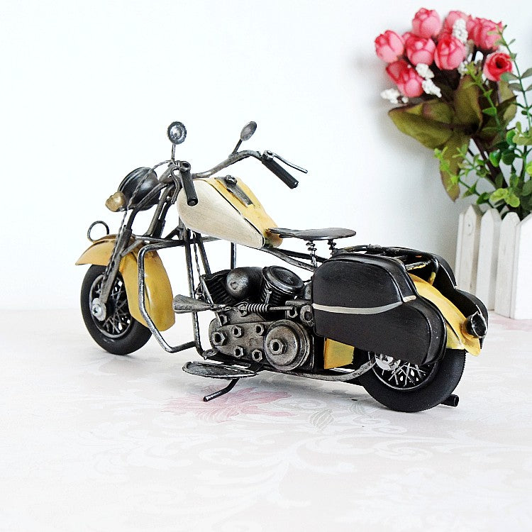 Vintage Motorbike | Antique-Style Collectible Home Decor Classic relicas retro vehicle models Unique antique Decorative car motorbike miniatures Designer tabletop table decor accessories tableware