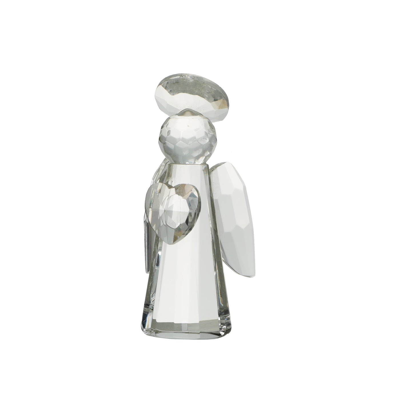 Elegant Crystal Angel Figure for Home Decor | Unique Figurine Crystal Sleek Contemporary Sophisticated Unique Elegant Decorative Trendy stylish Chic Minimalist Artistic Luxury Designer tabletop table decor