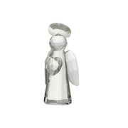 Elegant Crystal Angel Figure for Home Decor | Unique Figurine Crystal Sleek Contemporary Sophisticated Unique Elegant Decorative Trendy stylish Chic Minimalist Artistic Luxury Designer tabletop table decor