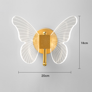 Butterfly Wall Light - Whimsical Wall Illumination Home Decor cabinet  Sleek Contemporary Sophisticated Unique Elegant Decorative Trendy stylish Minimalist Artistic Luxury Designer tabletop table decor accessories tableware living room decor coffee table decor