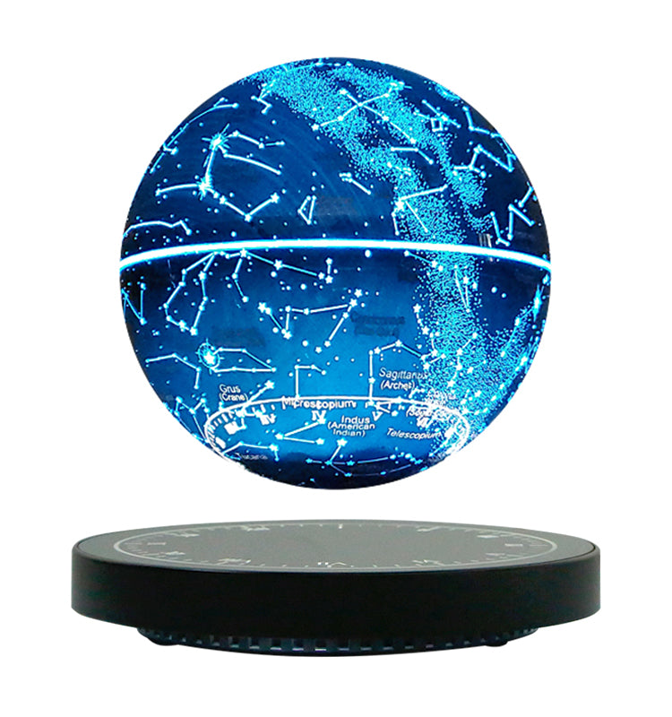 Starry Nights - Magnetic Levitation Lamp with Globe Design for Magical Illumination Home Decor cabinet  Sleek Contemporary Sophisticated Unique Elegant Decorative Trendy stylish Minimalist Artistic Luxury Designer tabletop table decor accessories tableware living room decor coffee table decor